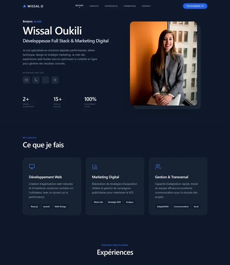 Wissal Oukili — built by Ambition Marketing